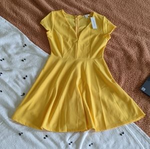 Yellow Mini Dress